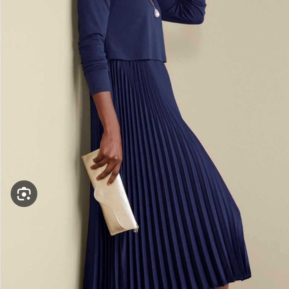 Grab before its sold - Soft surroundings navy blue Cassandra dress